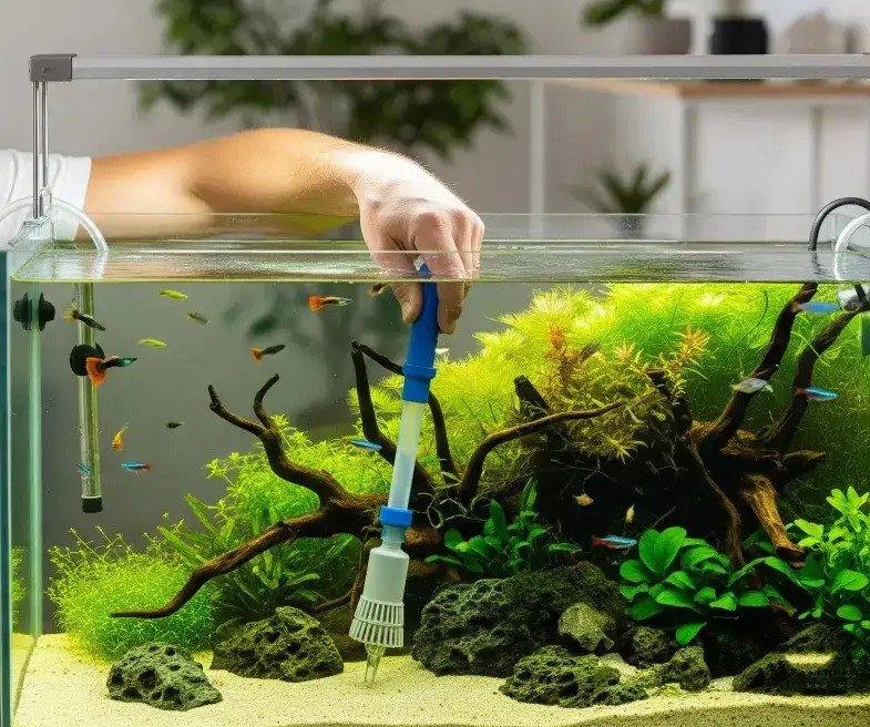 Healthy planted aquarium